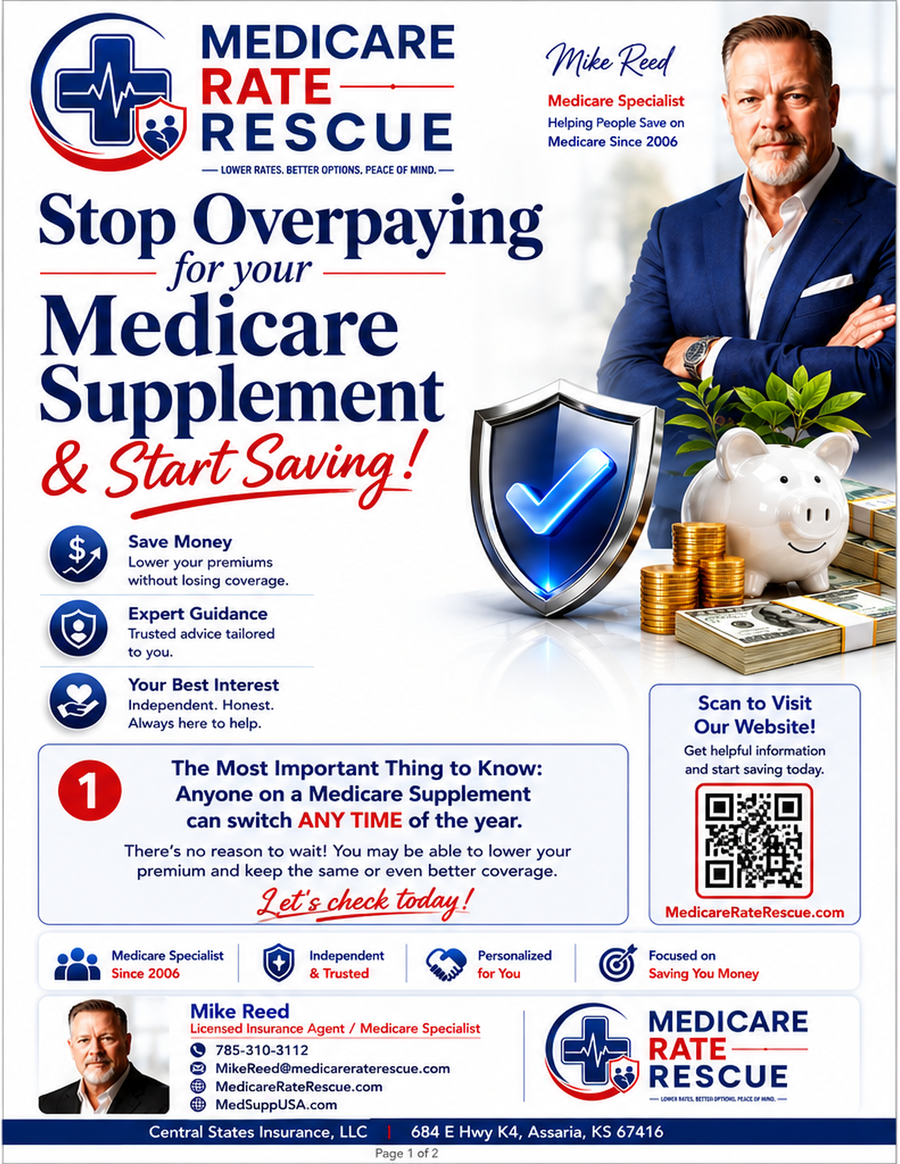 7 Signs You're Overpaying for Your Medicare Supplement — Free Guide